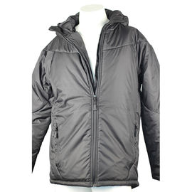 Durable Grey Light Padded Jacket Toasty Warm With Hot Transfer Printing
