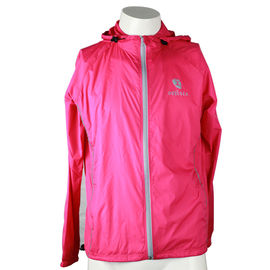 Custom Fashion Winte Pink Windbreaker Jacket Bonded Soft - Shell Machine Wash